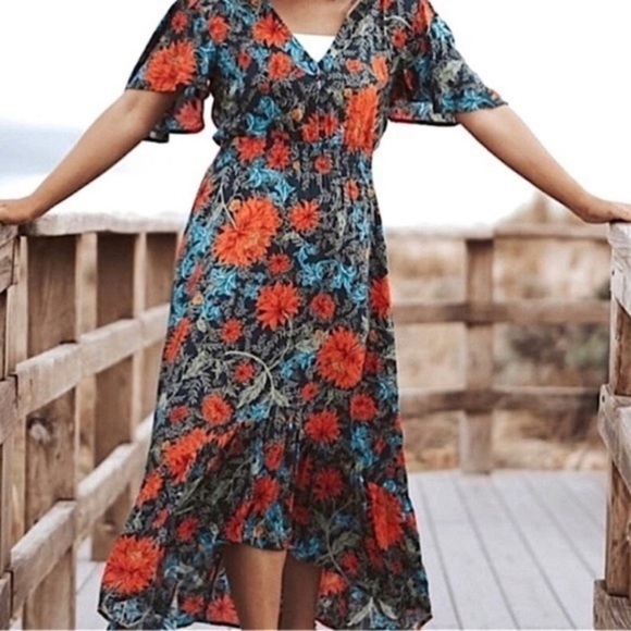 Anthropologie Dresses & Skirts - Anthropologie Abel the Label Fantasy Floral Tiered Maxi Dress Size XS